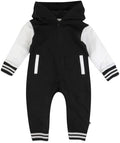 HonestBaby Baby Boys' Hoodie Coverall Team Varsity 100% Organic Cotton by HonestBaby