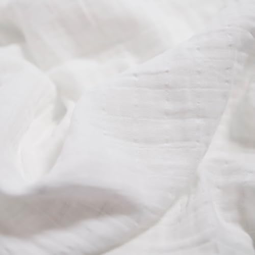 Little Unicorn 100% Natural Organic Cotton Muslin Swaddle Blanket 2 Pack | - Image 2