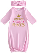 fhutpw Newborn Baby Girls Cotton Sleeper Gown She Is Here Nightgown Pajamas | by fhutpw