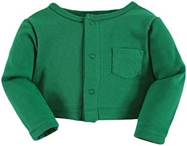 Hudson Baby Infant and Toddler Girls Cotton Dress and Cardigan Set - Image 5