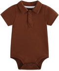 Baby Girl Collared Onsie Polo Bodysuit Boy Cotton Romper Short Sleeve 0~24M by Unknown