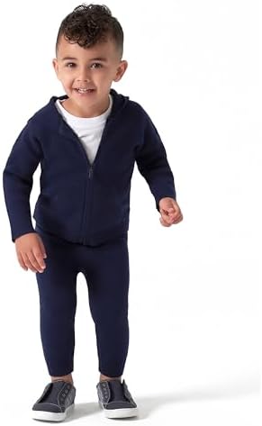 Modern Moments by Gerber Baby & Toddler Hooded Sweater Jacket & Jogger - Image 4