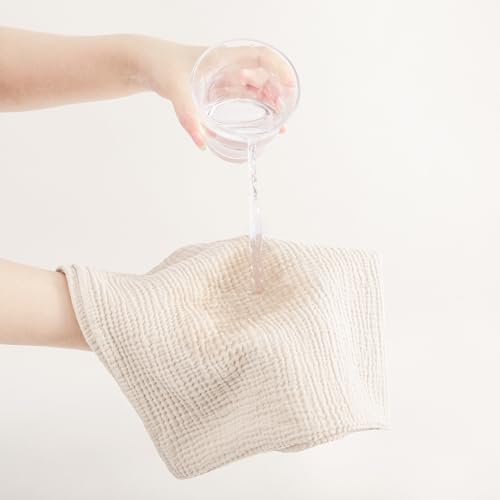 Susurration Muslin Burp Cloths 24x24 Inches Ultra Soft 100% Cotton | 4 Pack - Image 6