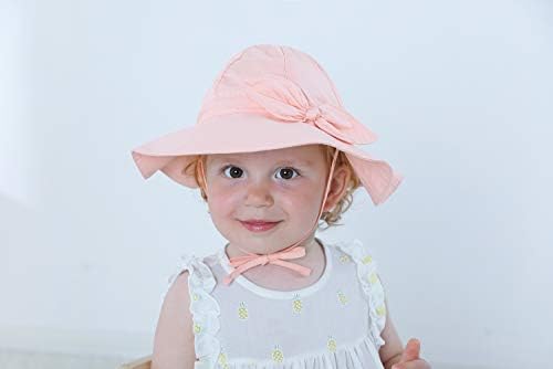 Baby Girl Sun Hat Infant Summer Beach Hat Toddler Bucket Hat UPF 50+ - Image 3