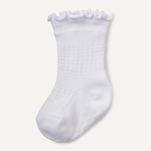 Amazon Essentials x Sofia Grainge Toddler and Baby Girls' Scallop Top Socks - Image 5