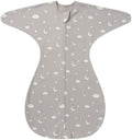 ZIGJOY Swaddle Sleep Sack 6-12 Months, 1.0 Tog Cotton Baby Swaddle Blanket by ZIGJOY