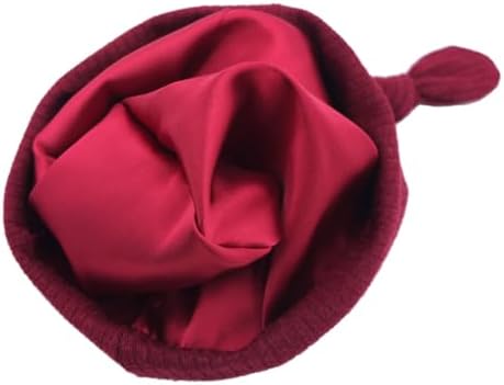 Silky Satin Lined Newborn Hat Hair Care Knot Beanie Hats - Image 3