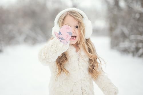 Toddler Gloves Kids Mittens Winter Warm Lined Fleece Gloves Waterproof Snow - Image 3