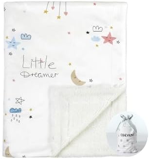 CREVENT Cozy Soft and Warm Mink Baby Blanket by CREVENT