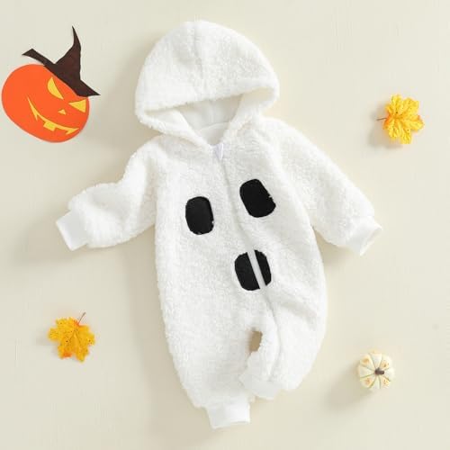 Fall Baby Clothes Newborn Boy Girl Hoodie Romper Long Sleeve Jumpsuit Winter - Image 3