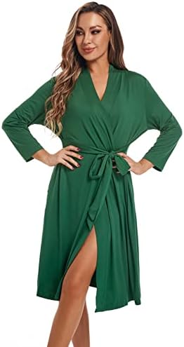 Maternity Robe with Matching Swaddle Blanket Set, Maternity Barhrobe Delivery - Image 3