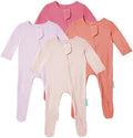 PurComfy Bamboo Viscose Baby Zipper Footie Pajamas, 0-3-6-9-18-24 Months | Ideal by PurComfy