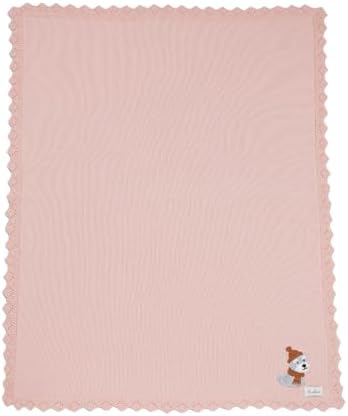 Avibae Cotton Knit Baby Blanket, Soft Cotton Newborn Receiving Swaddling | - Image 3