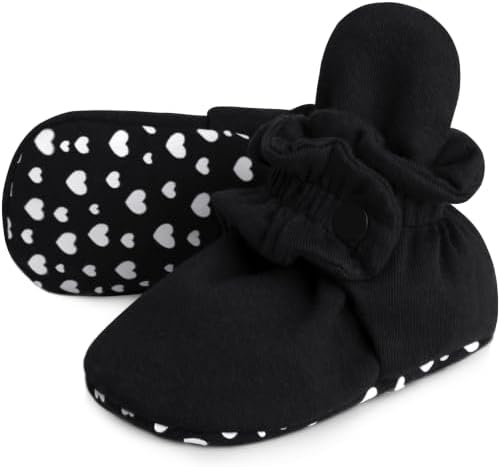 Pro Goleem Unisex Cotton Baby Booties, Warm Cozy Stay-On Baby Slippers by ProGoleem