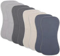 8 Pack Baby Burp Cloths, Unisex by Unknown