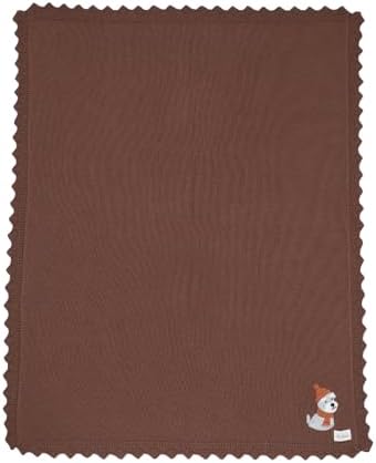 Avibae Cotton Knit Baby Blanket, Soft Cotton Newborn Receiving Swaddling | - Image 3