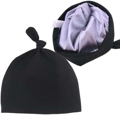 Silky Satin Lined Newborn Hat Hair Care Knot Beanie Hats by Sugarmelon