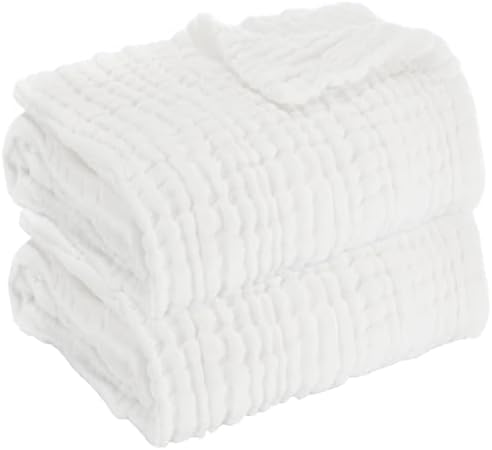 Aablexema Muslin Baby Blanket 6-Layer 43"x43" by Aablexema