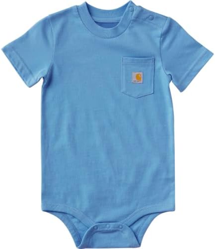 Carhartt Kid's CA5027 Short-Sleeve Pocket Bodysuit by Carhartt