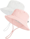 Toddler Bucket Hats UPF 50+ Baby Sun Hat Adjustable Kids Sun Protection Summer by MACOWCF