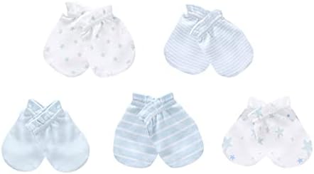 MAMIMAKA Baby Hat and Mittens Set Newborn Baby Hats Caps - Image 3