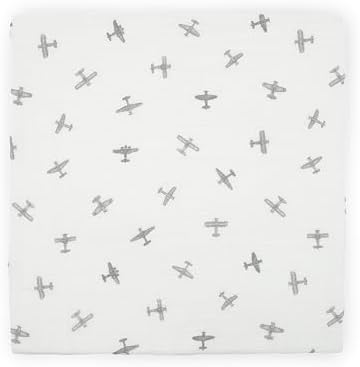 Little Unicorn 100% Certified Natural Organic Cotton Muslin Swaddle Blanket 2 - Image 4
