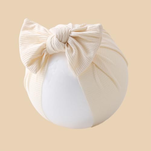 Baby Girls Hair Bow Knot Turban Hat Newborn Hospital Hats Infant Toddler Head - Image 4