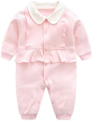 Infant Baby Girl Long Sleeve Romper Cotton Cute Style Newborn Toddler Jumpsuit by Unknown