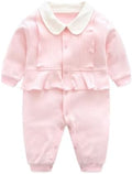 Infant Baby Girl Long Sleeve Romper Cotton Cute Style Newborn Toddler Jumpsuit by Unknown