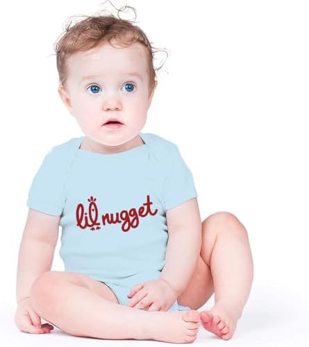 Little Nugget Bodysuit Baby Funny Lil Nugget Baby Bodysuit Chicken Bodysuits - Image 2