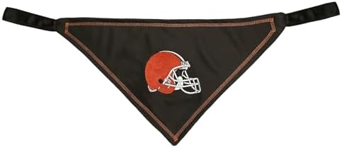 Pets First NFL Cleveland Browns TIE Bandana, Size Small/Medium. Dog Bandana - Image 2