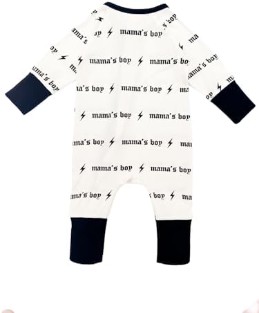 Bow Dream Bamboo Pajamas for Baby, Rayon Sleeper Romper Jumpsuit Outfit | 93% - Image 3