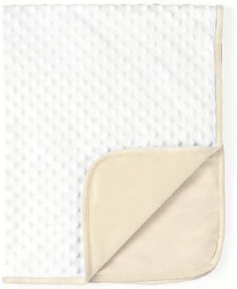 CREVENT Minky Baby Blanket for Girls Boys, Soft Plush Receiving Blanket for - Image 5
