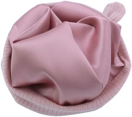 Silky Satin Lined Newborn Hat Hair Care Knot Beanie Hats - Image 4