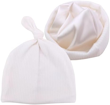 Silky Satin Lined Newborn Hat Hair Care Knot Beanie Hats by Sugarmelon