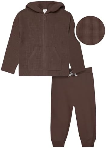 Modern Moments by Gerber Baby & Toddler Hooded Sweater Jacket & Jogger - Image 4