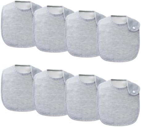8 Pack Baby Bibs Unisex Adjustable by Unknown