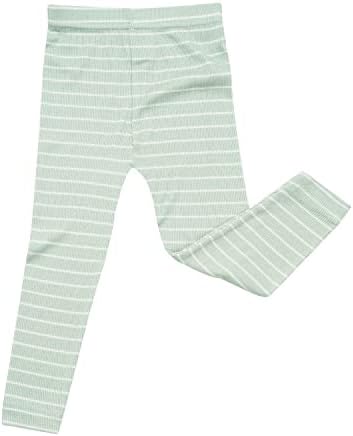 AVAUMA Stripe Pattern Baby Boys Girls Pajama Set Kids Toddler Snug fit Ribbed - Image 5