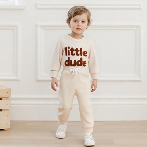 Giraropa Newborn Baby Boy Clothes Rib Knit Romper Jumpsuit Solid Sweater - Image 2