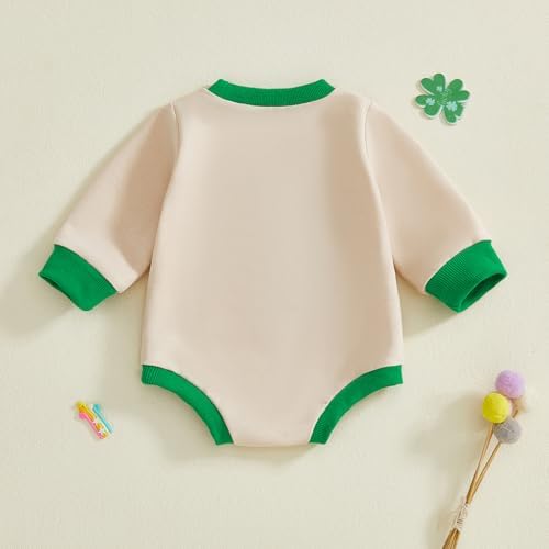 VISGOGO Newborn Infant Baby Boy Oversized Romper Sweater Bodysuits Coming Home - Image 6