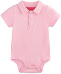 Baby Girl Collared Onsie Polo Bodysuit Boy Cotton Romper Short Sleeve 0~24M by Unknown
