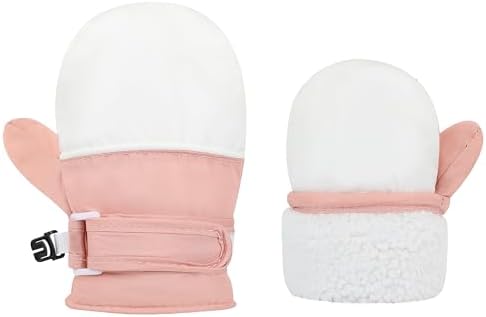 Infant Baby Toddler Winter Mittnes Lined Fleece Snow Gloves - Image 2