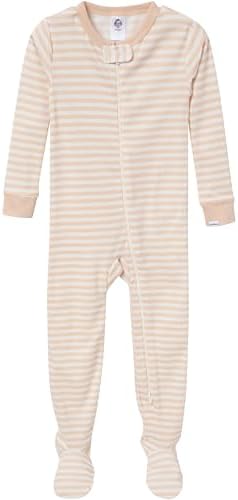 Gerber Baby Boys & Girls 4-Pack Footed Pajamas - Image 5