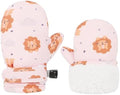 Toddler Gloves Kids Mittens Winter Warm Lined Fleece Gloves Waterproof Snow by Slivery+Color