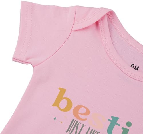 Besties Just Like Our Moms Baby Bodysuit Best Friend Baby Bodysuit Mom Besties - Image 5