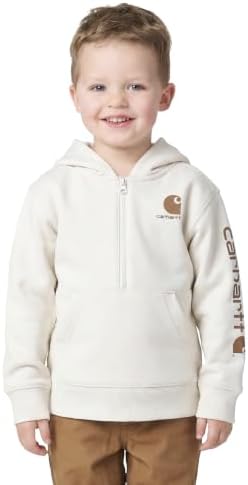 Carhartt Kid's CA6873 Half-Zip Logo Sweatshirt - Image 2