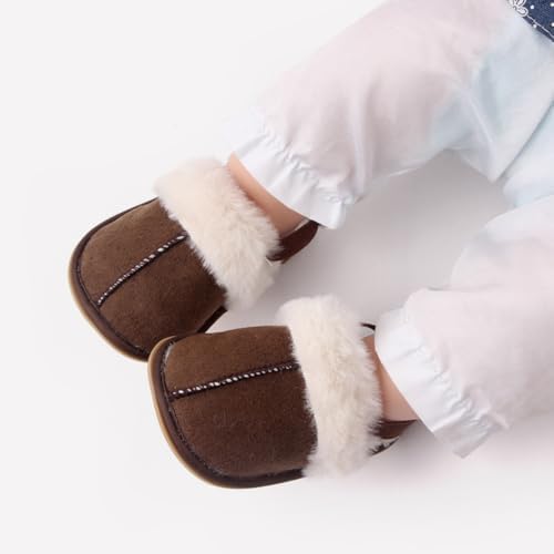 Baby Shoes Pink Leopard Baby Girl Slippers Non-Slip Soft Sole Toddler First - Image 4