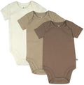 HonestBaby unisex-baby 3-pack Short Sleeve Bodysuits One-piece 100% Organic by HonestBaby