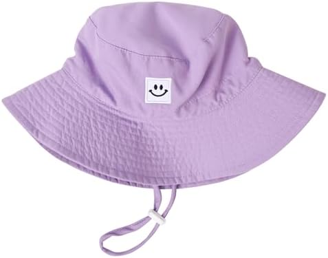 Baby Toddler Sun Hat, Kids Summer UPF 50+ Foldable Beach Bucket Hat by Bucaum