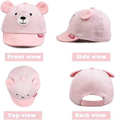 JANGANNSA Baby Duck Cap Infant Kids Sun Hat Bear Cute Cartoon Caps Spring Summer - Image 2
